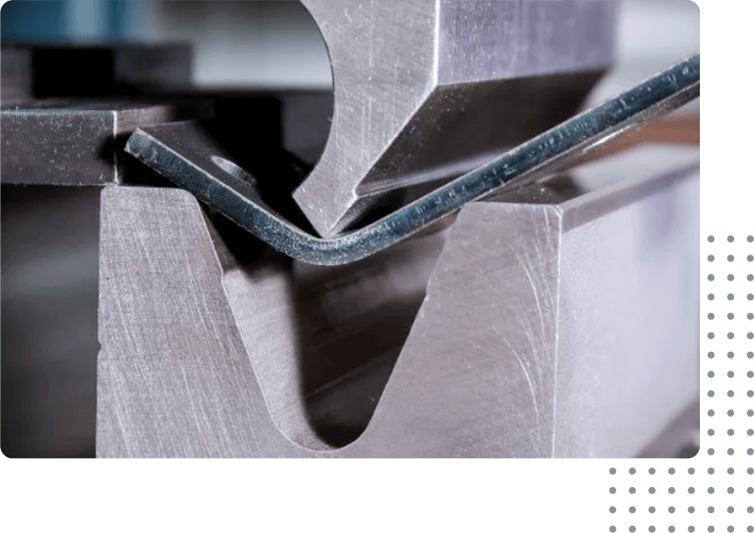 A sheet metal bending machine bend a sheet metal part