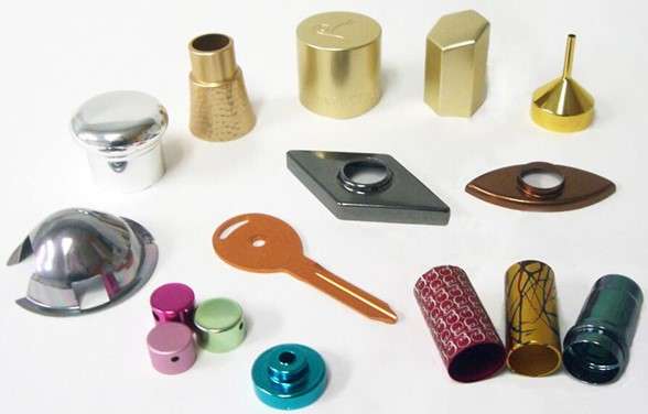 finely anodized key, lids, and other components