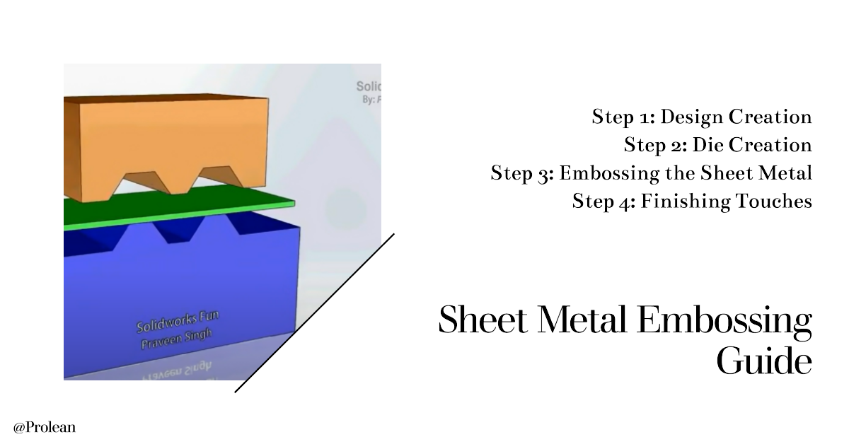 A Comprehensive Guide To The Sheet Metal Embossing Process