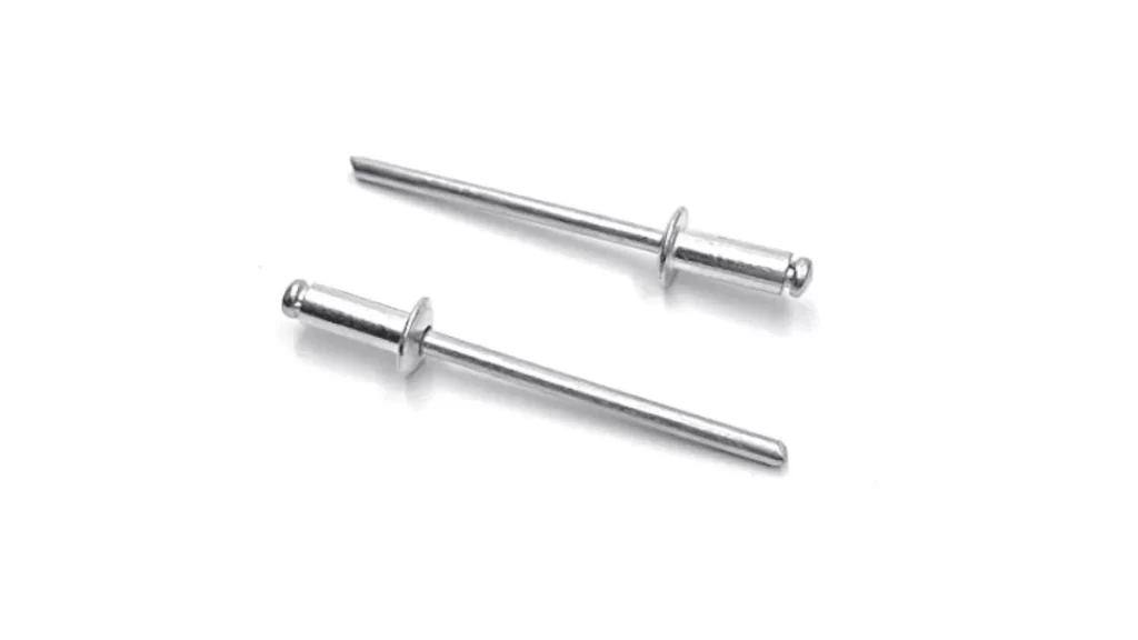 A pair of rivets is shown side by side.