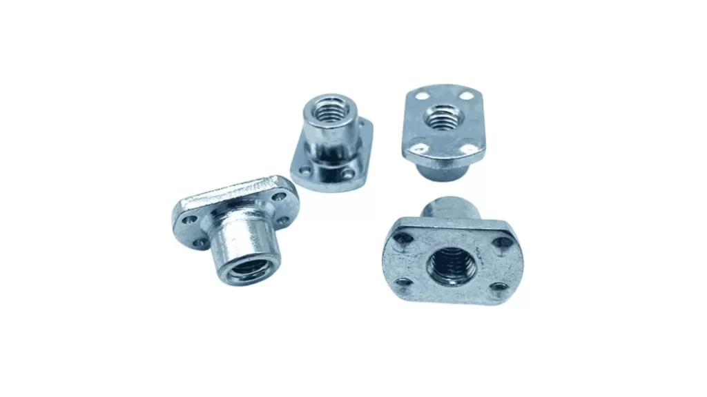 A specialty automotive fastener shown from all sides.