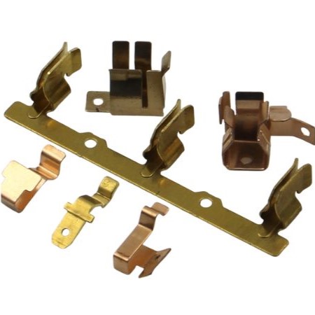 Stamping brass parts