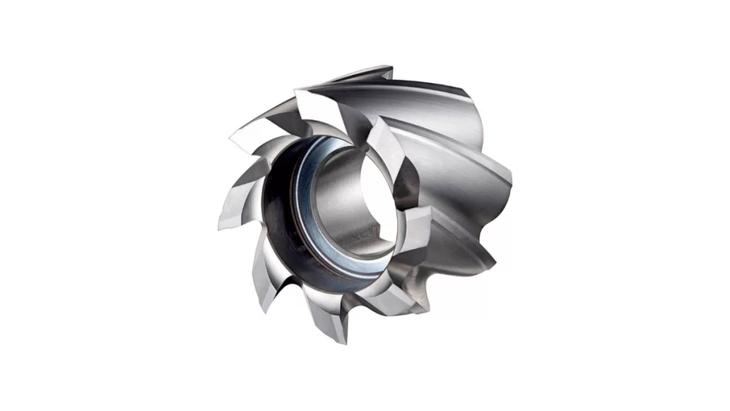 Simple view of shell mills with multiple cutting edges.