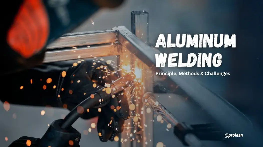 An image showing a welder joining aluminum using welding technique.