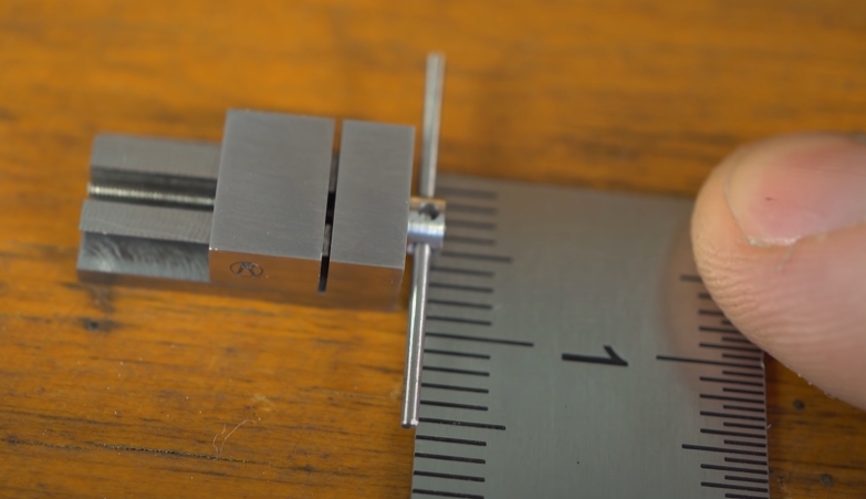 Micro Vise made by micro milling