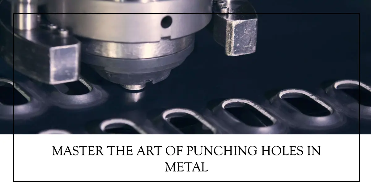 9 Piece Sheet Metal Punch & Die Tool