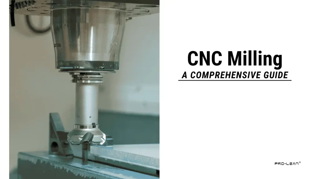 A feature image showing a CNC milling machine with topic overlaid.