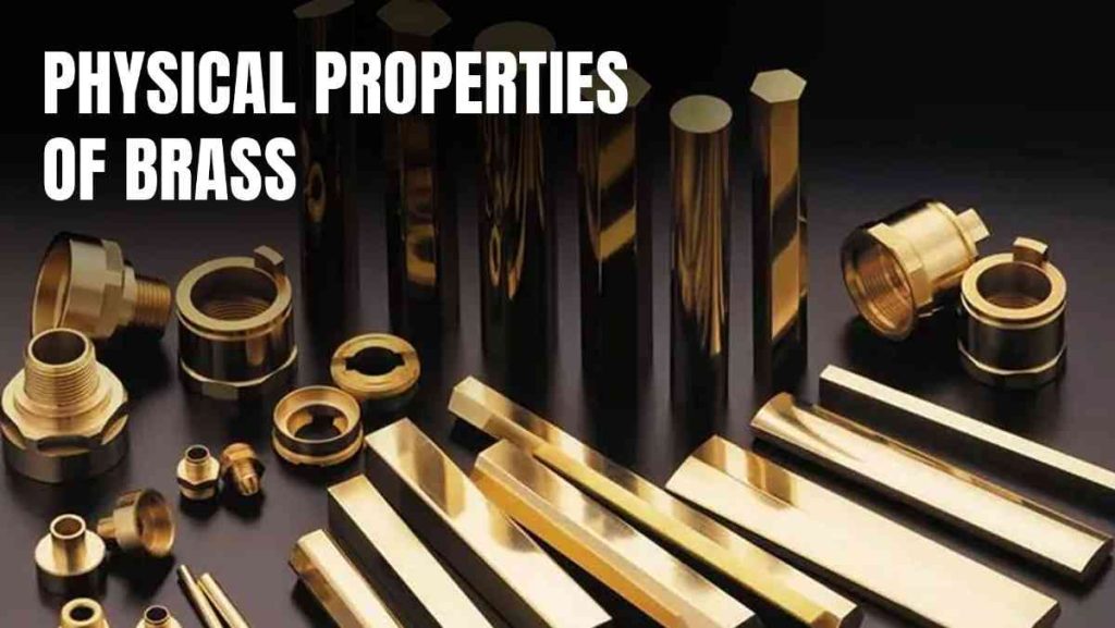 Collection of shiny golden brass components and bars.