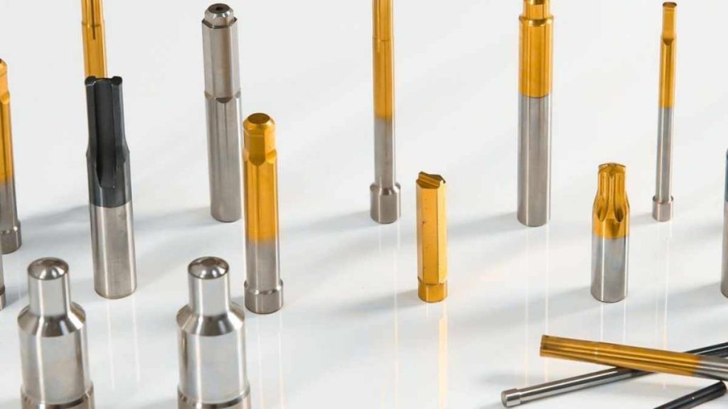 Lot De 5 Broches D'éjection (éjecteur Pin) En Acier 65Mn - Diamètre 6 Mm, Longueur 103 Mm - Pour Moule Injection, Matrices