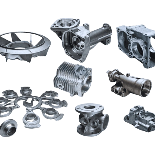 Die casting component of an automobile, showcasing intricate design and precision engineering for optimal performance.