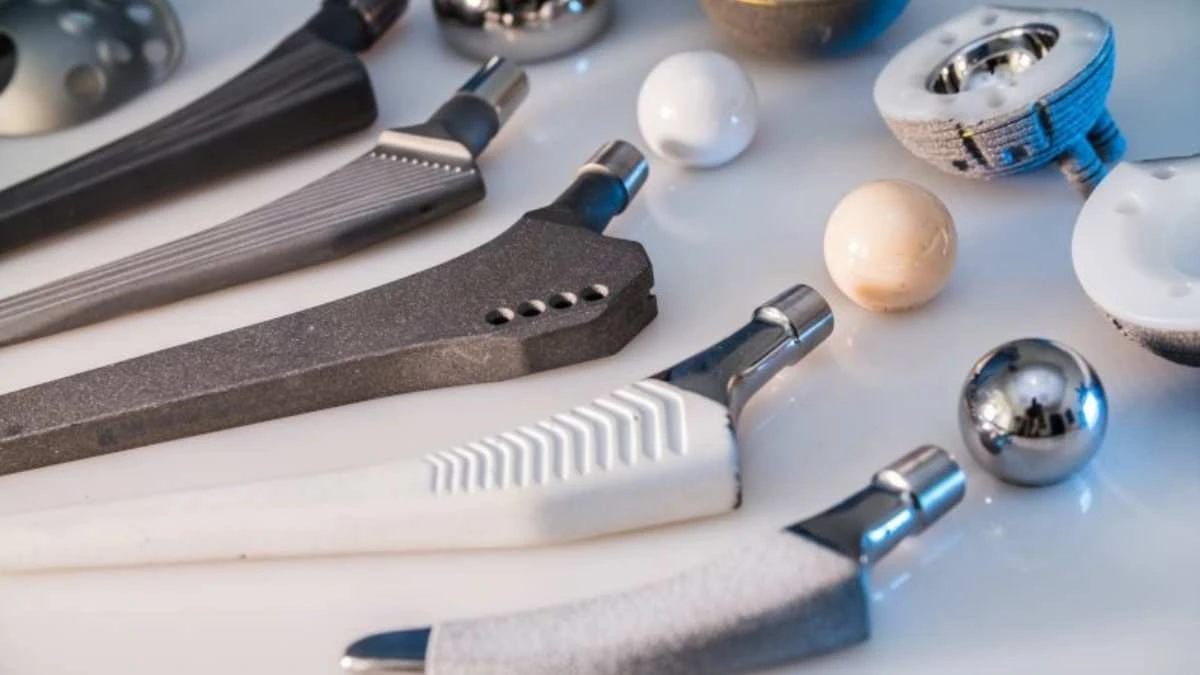 A CNC machined medical device component with a smooth, low-roughness surface