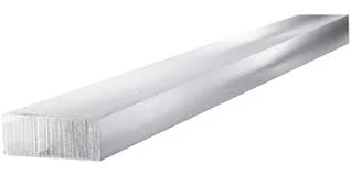 A long bar of silvery-coloured metal