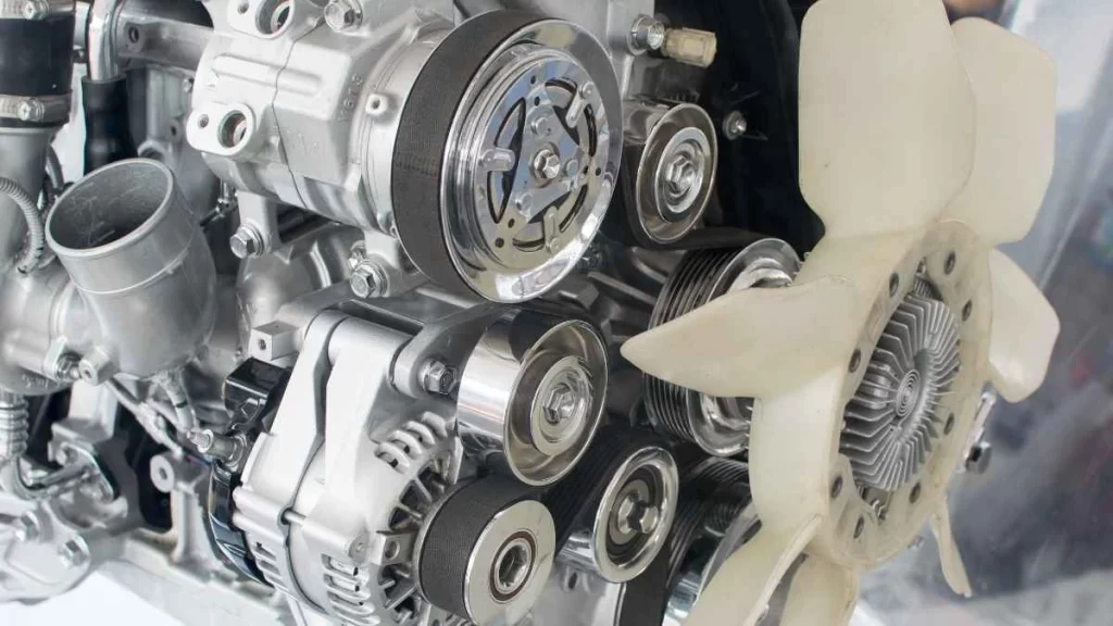 The image shows custom iron automotive parts, resembling engine components. These components are highly durable and effective for high-stress conditions.