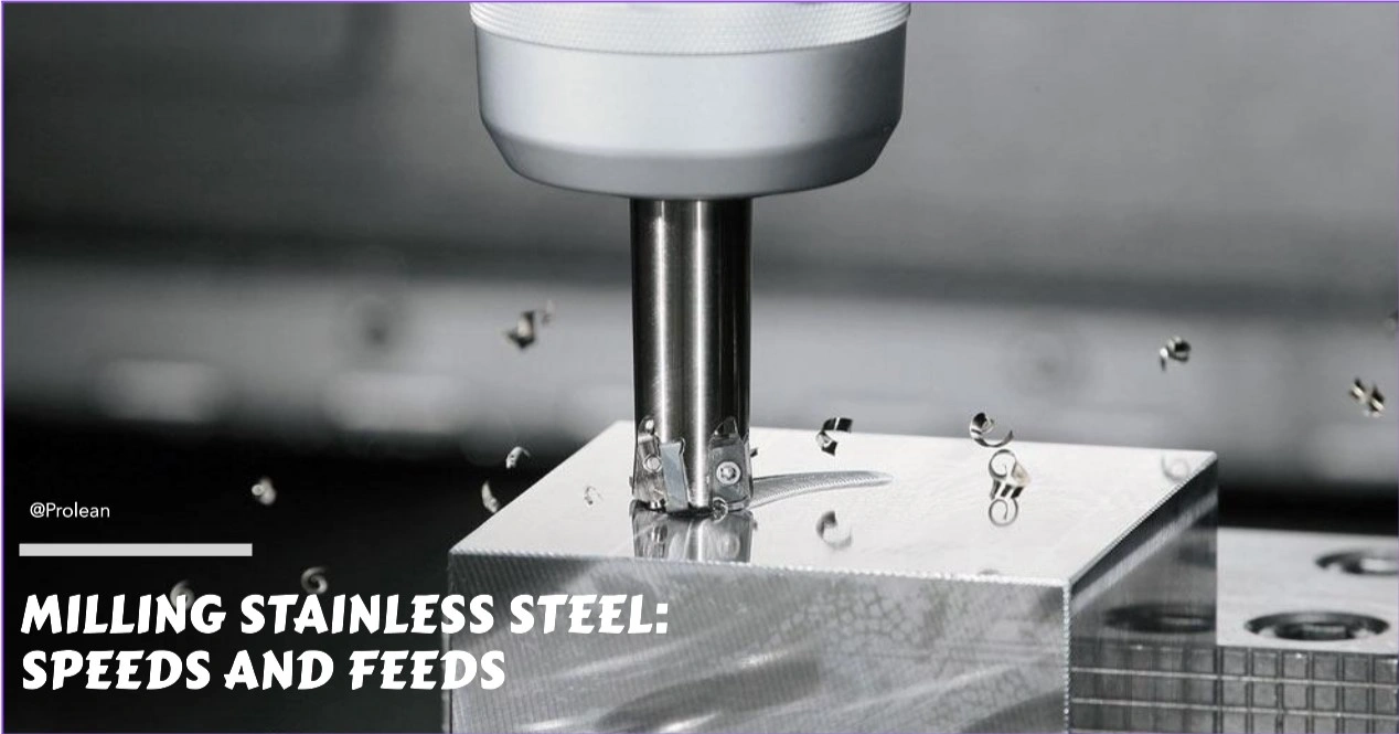 A close up view of face milling tool shaping workpiece