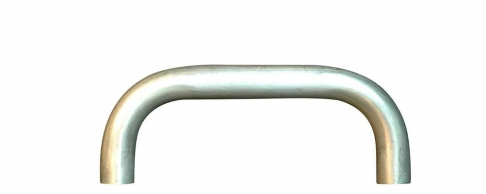 An image of a U-shaped bent aluminum alloy tube