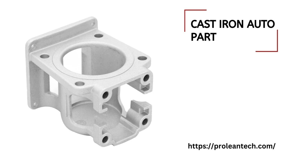 Cast iron structural part, designed for mounting other parts, used in heavy-duty applications