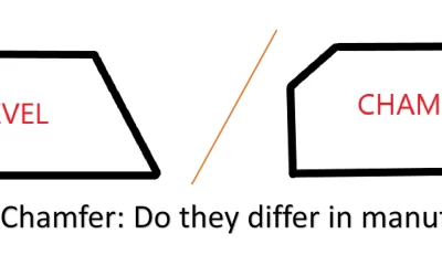 Bevel vs. chamfer: Do they differ in manufacturing?