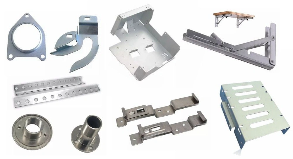 An image showing different sheet metal stamping parts 