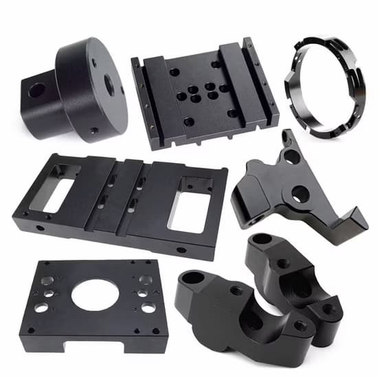 An image of different custom nylon parts made with CNC machining operations