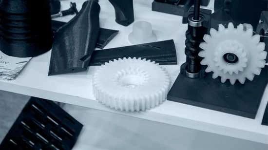 Image of plastic machined parts designed for prototype development