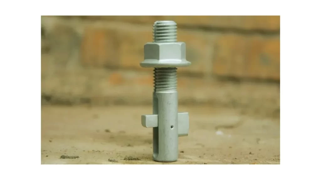 A clear close-up image of a blind bolt.