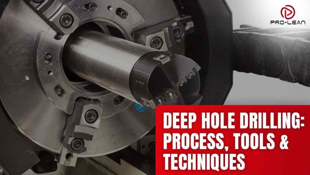 Close-up of a metal drilling machine