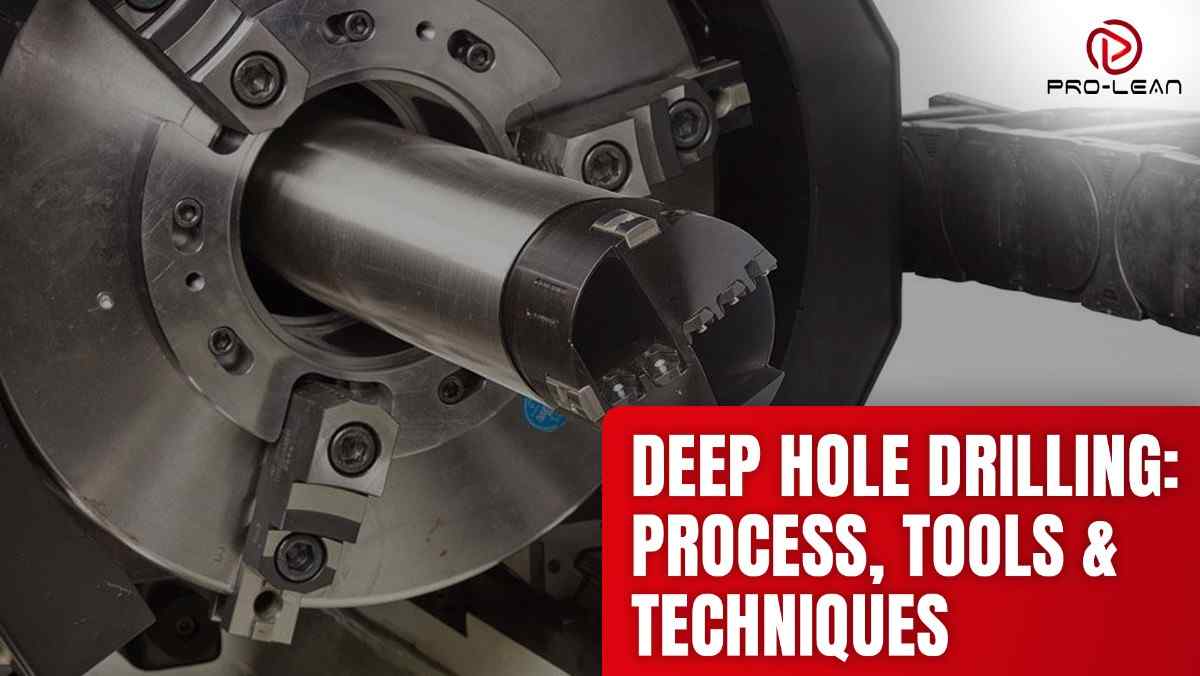 Close-up of a metal drilling machine