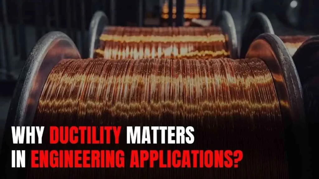 A close-up of spools of copper wire in an industrial setting.