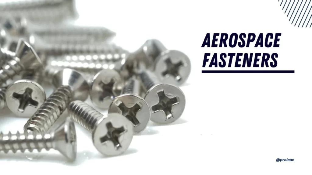 A clear image of an aerospace fastener with text (Aerospace Fastener) overlaid on the image.