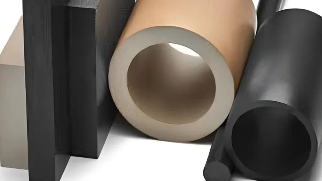 A close-up of various plastic and polymer shapes