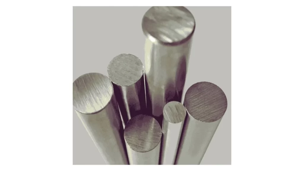 The image shows multiple Kovar alloy rods arranged side by side.