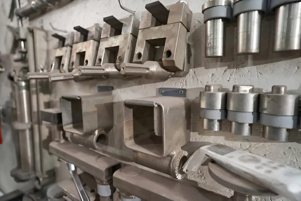 The image shows Kovar tools and fixtures displayed in an organised manner.