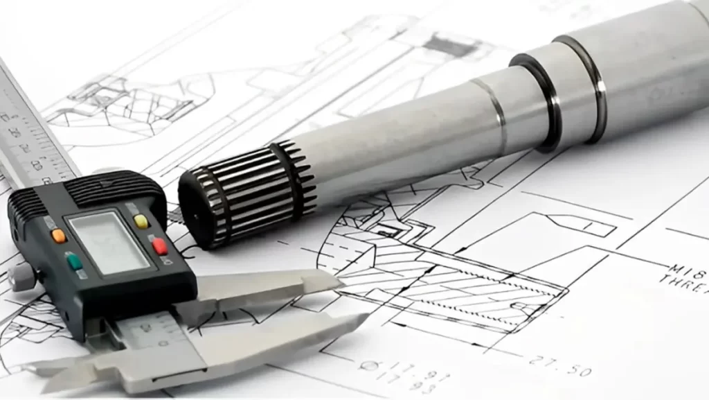 Close-up of a precision measurement instrument.