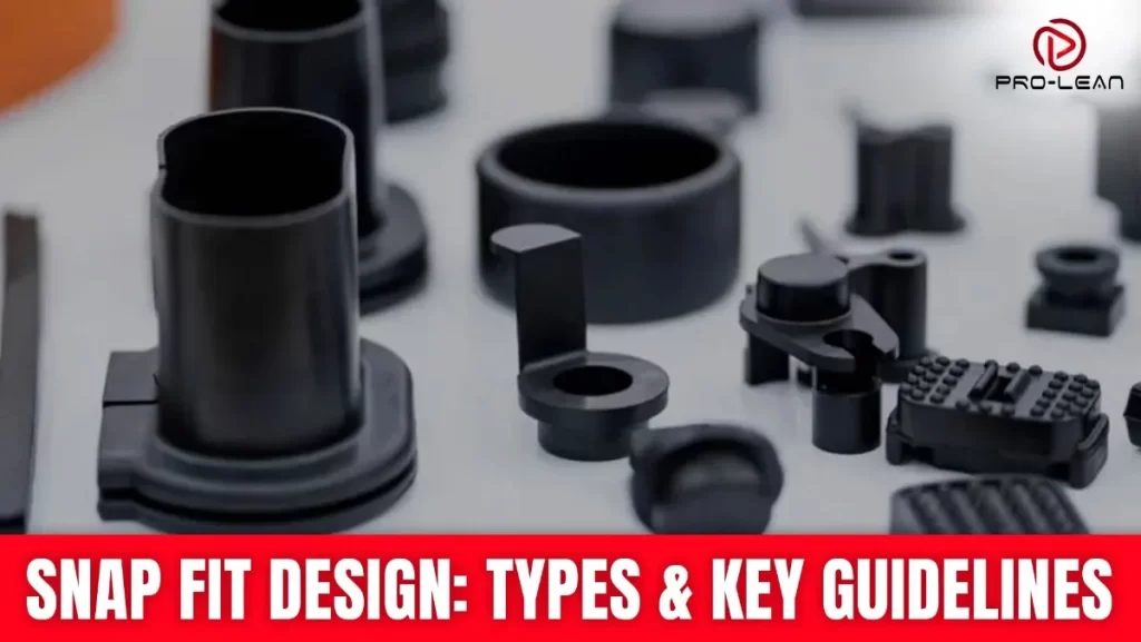 Various small, dark plastic snap-fit components.