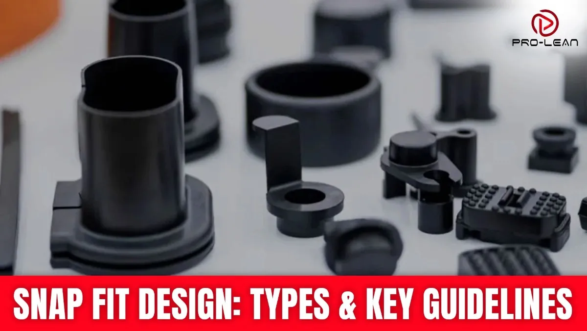 Various small, dark plastic snap-fit components.