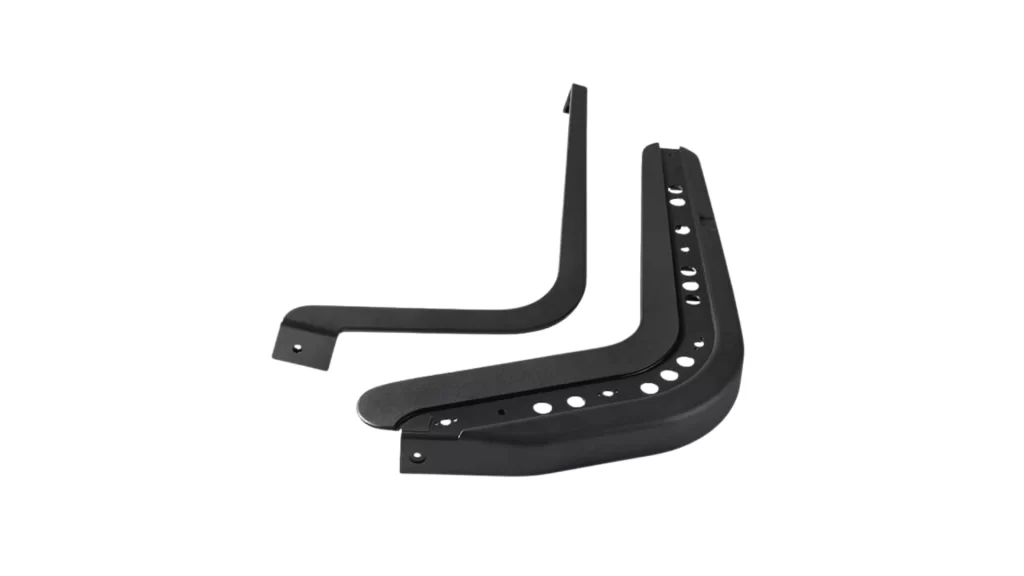A close of Injection molded product design for aerospace use.