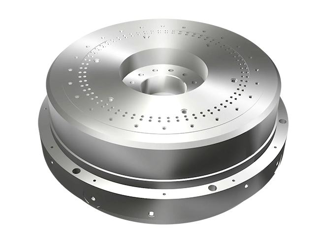 An air bearing with bolt holes for mounting applications 