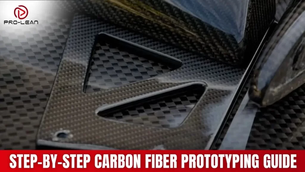 Close-up of a carbon fiber composite material
