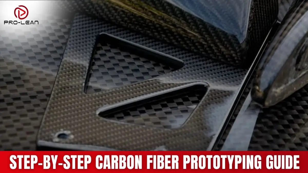 Close-up of a carbon fiber composite material