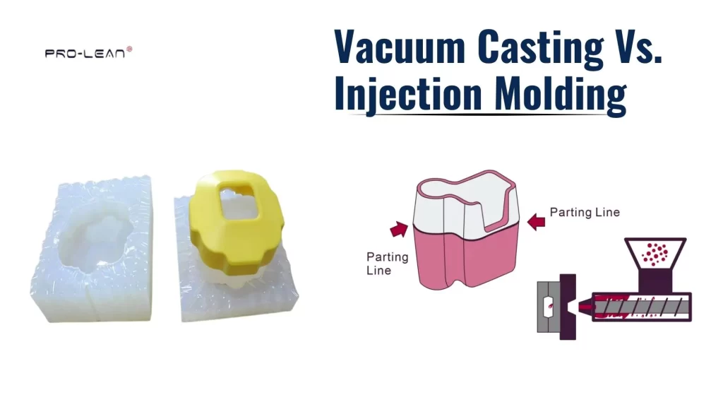 A feature image showing vacuum casting and injection molding images with text overlaid.