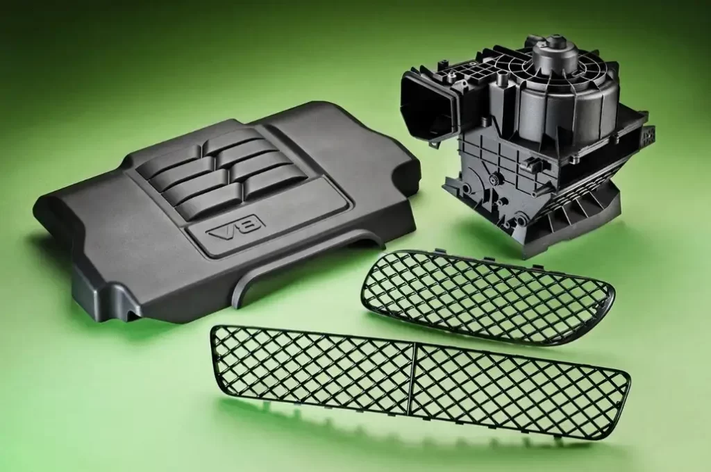 Vacuum cast prototype parts for a concept vehicle