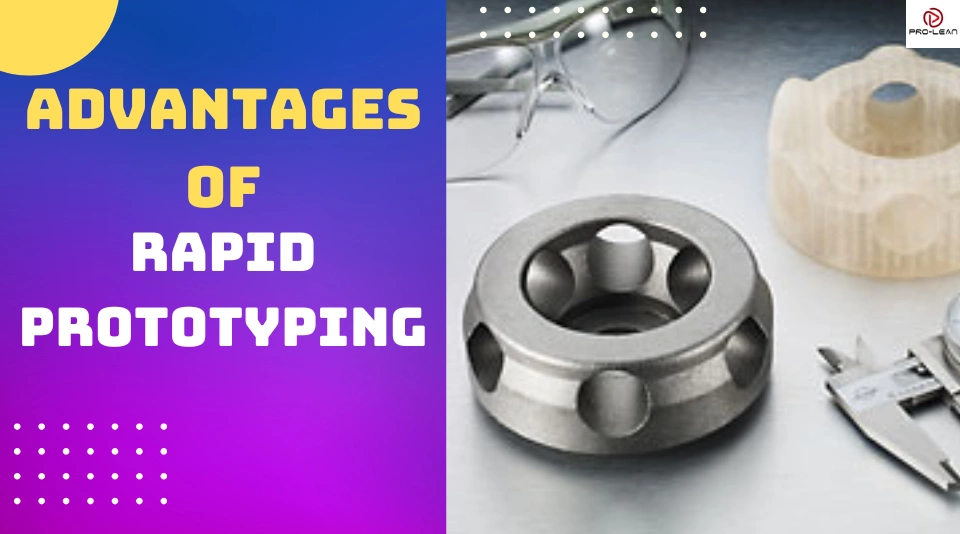 Metal and plastic rapid prototype parts alongside text