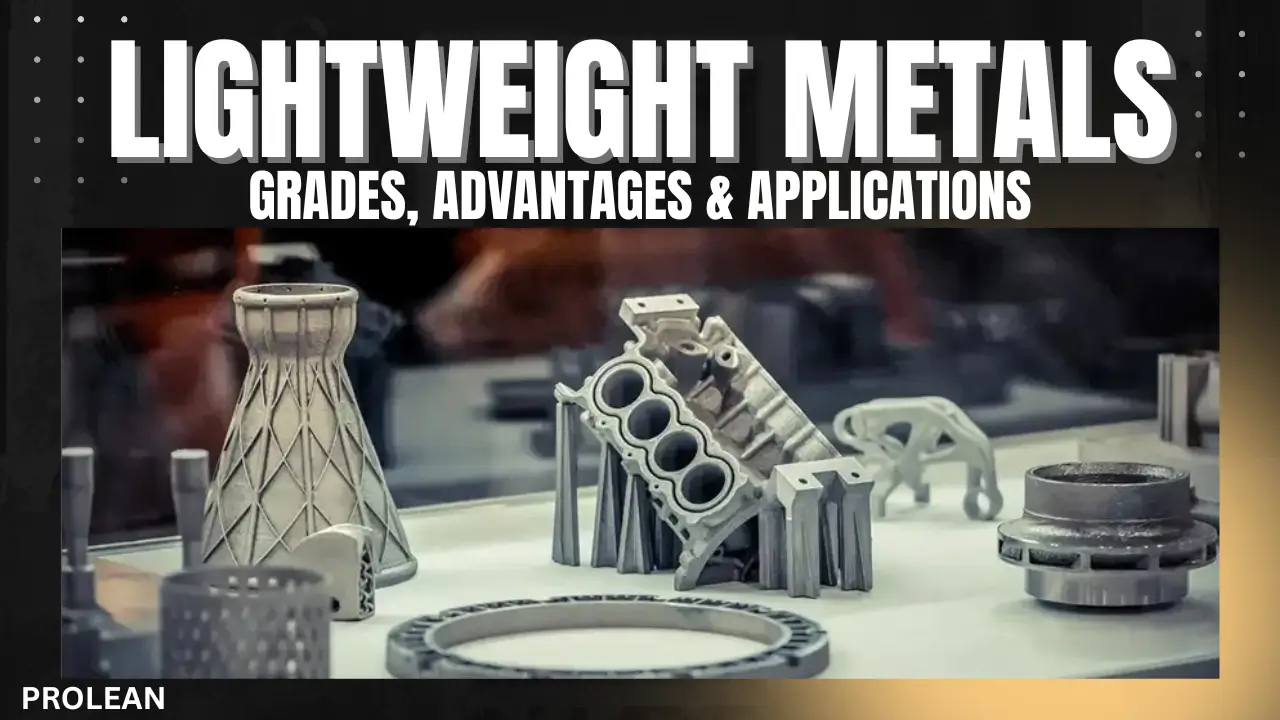 Featuring a series of lightweight metals, with information on their key benefits and where they are used.