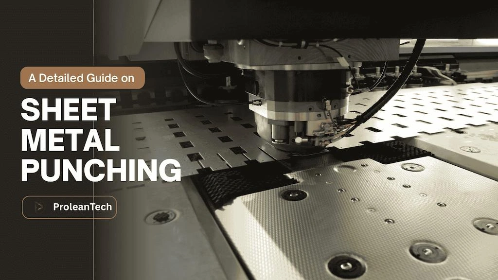 Blog’s feature image showing CNC punching process with title text on the left.