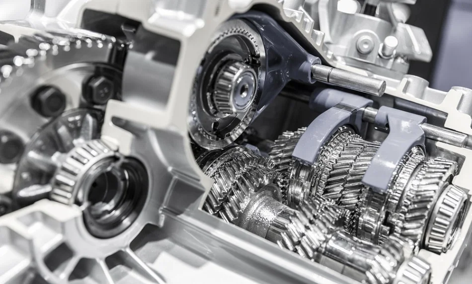 Lightweight magnesium alloy gears in a precision automotive system.