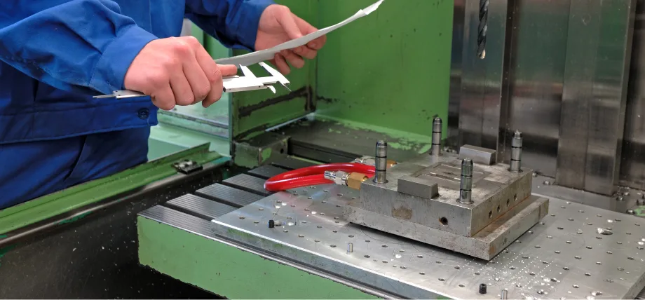 Custom jig for cutting part for a milling machine