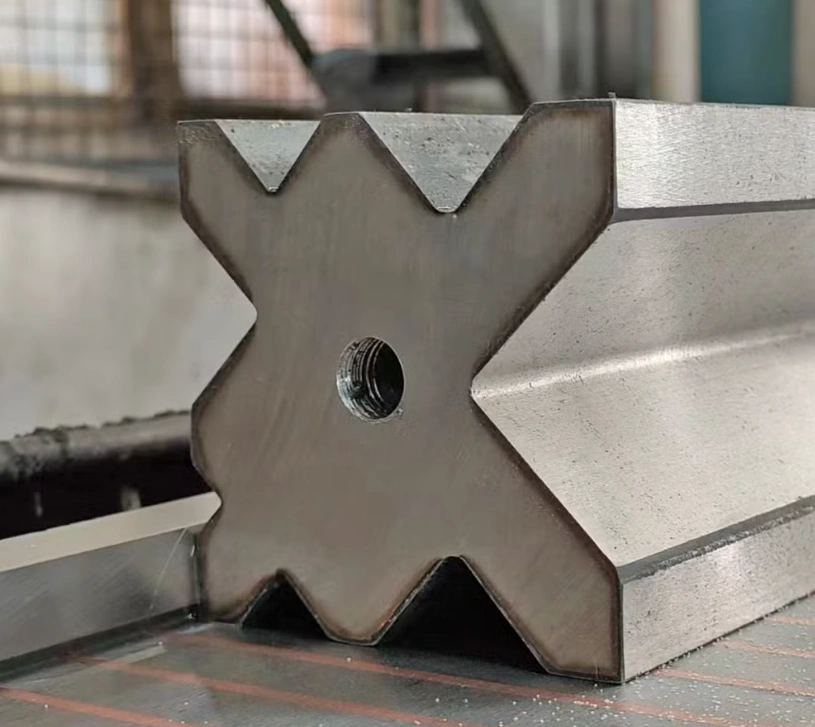 Press brake tooling for forming joggle bends in sheet metal