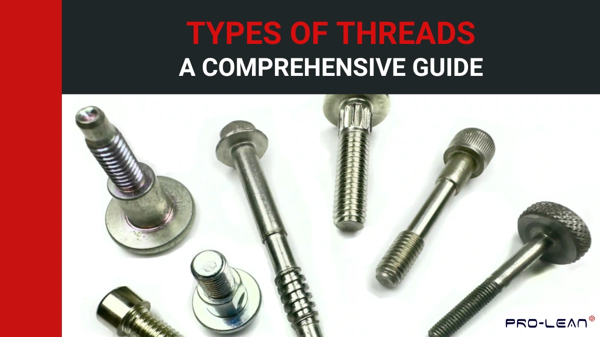 Various metal bolts and fasteners showing different thread types