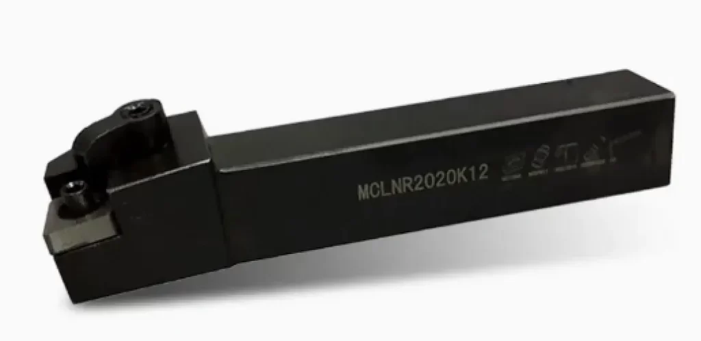 Alloy steel external turning tool holder with replaceable insert 