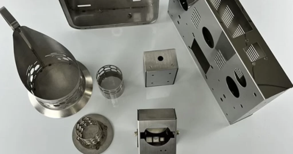 Sheet metal prototypes with laser-cut perforations and bends